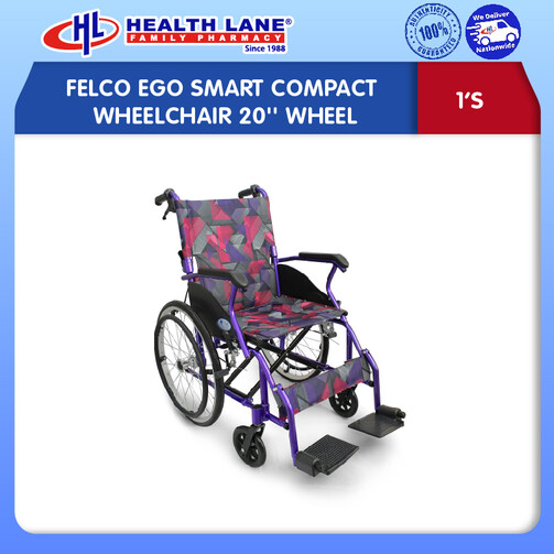 FELCO EGO SMART COMPACT WHEELCHAIR 20'' WHEEL